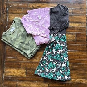 Set of 3 Girl Size Large 10-12 Dresses Gap and Old Navy